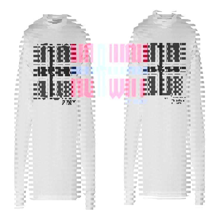 ノルウェーの国旗またはノルウェーの日のノルウェーの国旗 Norway Flag Yttende Mai 長袖Tシャツ