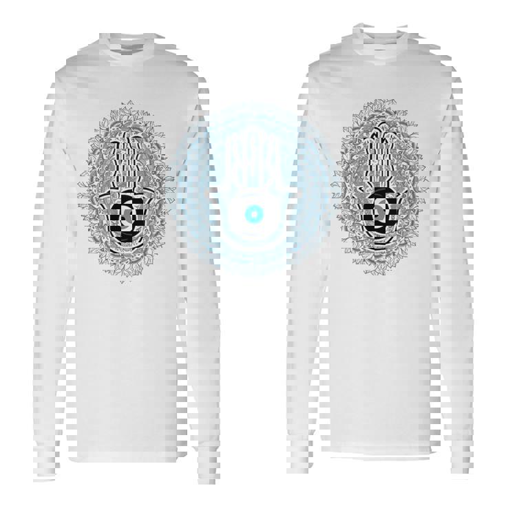 ハムサの手 長袖Tシャツ