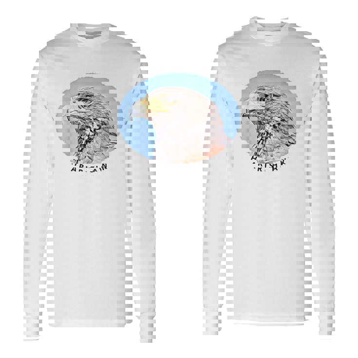 ハリスホークはベイウィングダスキーまたはウルフホークスとも呼ばれています。 長袖Tシャツ