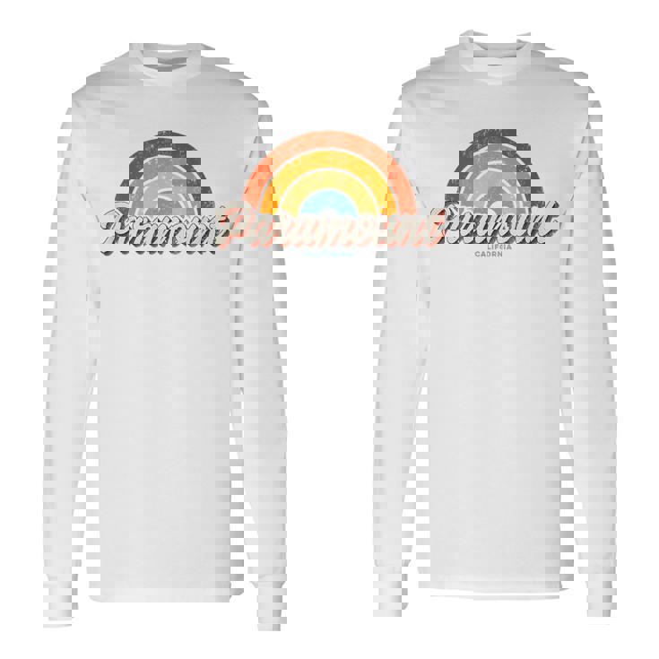 パラマウント カリフォルニア Ca ヴィンテージ レインボー レトロ 70年代 長袖Tシャツ