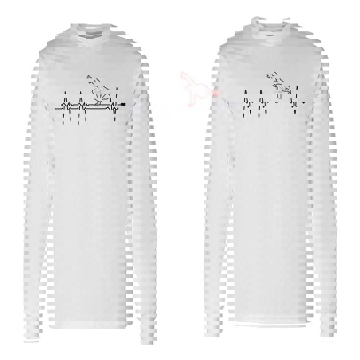 パルクールハートビートパルクールトレーサートレーニングパルクール 長袖Tシャツ