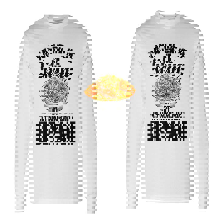 ビリヤニ マサラ パキスタン フードペースト ハンディポット ビリヤニ 長袖Tシャツ