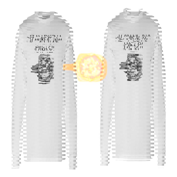 ピザ ナポレターナ イタリア ピザ ナポリタン マルゲリータ 長袖Tシャツ