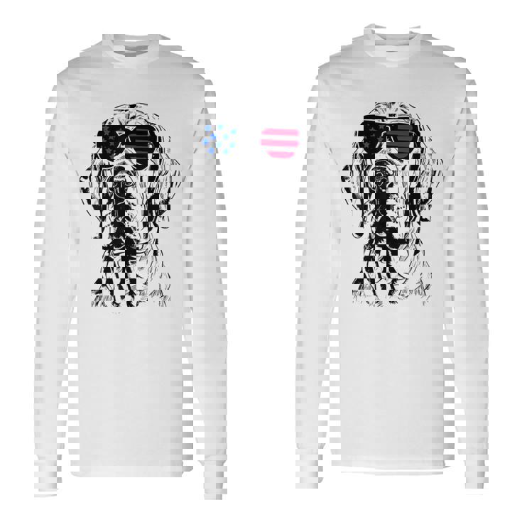 フィラ ブラジレイロ 犬 7月4日 アメリカ国旗 長袖Tシャツ