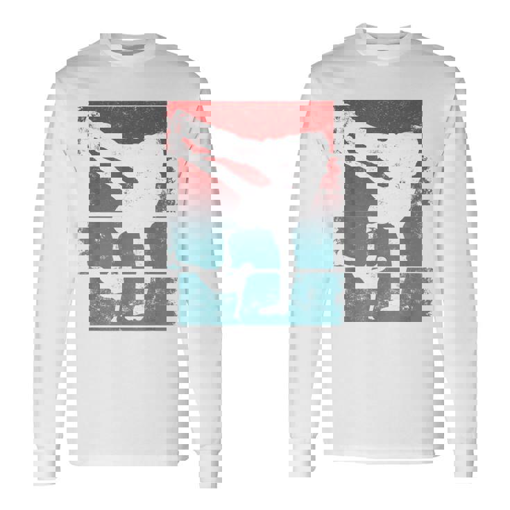 ブレイクダンサー ヒップホップダンス ブレイクダンス 長袖Tシャツ