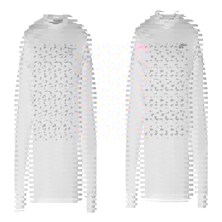 メルちゃん モチーフパターン 長袖Tシャツ