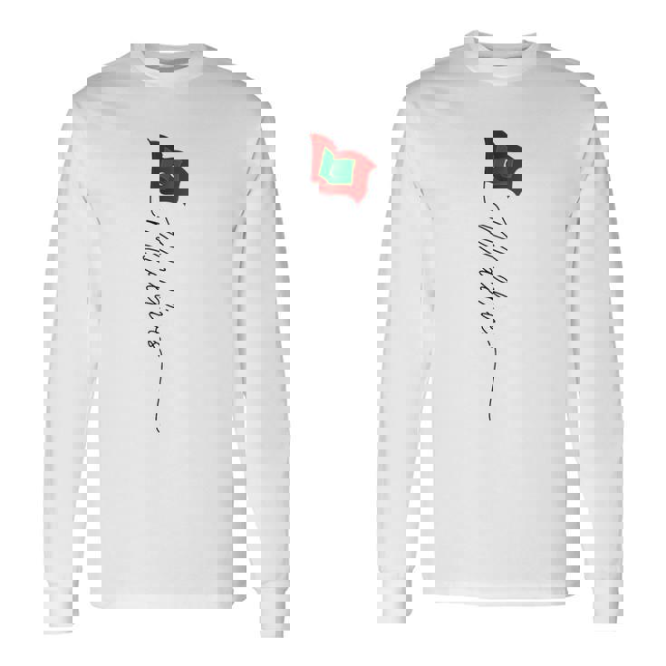 モルディブ、モルディブの国旗 男性 モルディブの国旗 愛国的 長袖Tシャツ