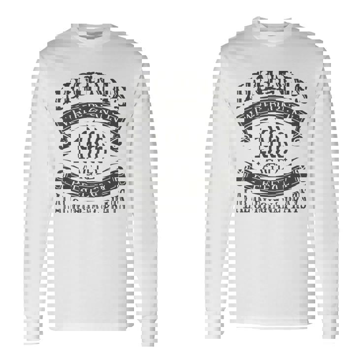 レジェンドは1966年に誕生し、すべてのオリジナルパーツを完璧に熟成させました。 長袖Tシャツ