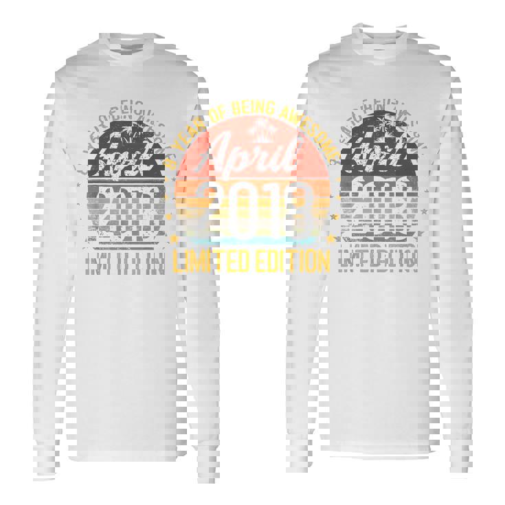 レトロ2018年3月限定版 8歳8歳の誕生日 長袖Tシャツ