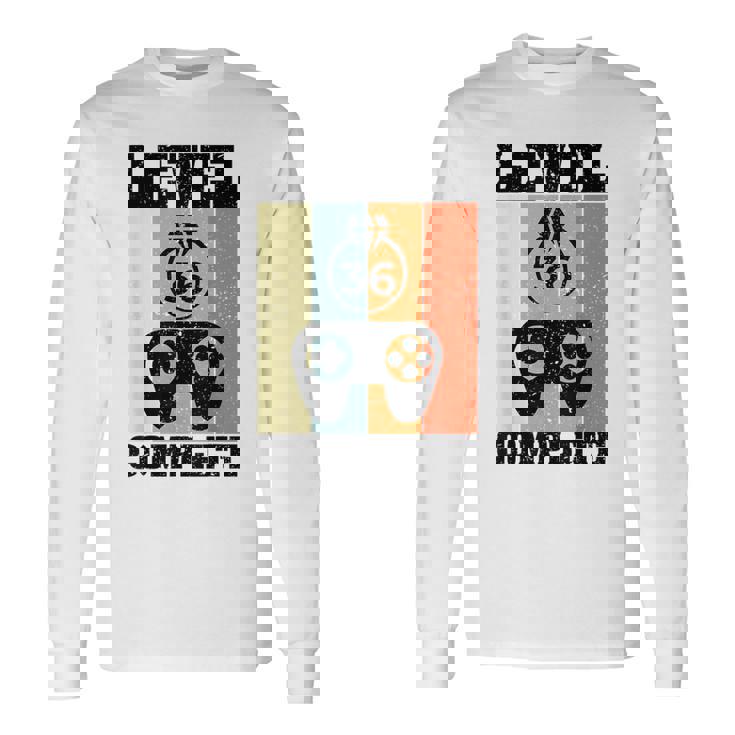 レベル 36 コンプリート 36Th 面白い 結婚記念日 カップル向け 長袖Tシャツ