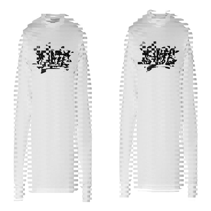 ロサンゼルス グラフィティ シティ ストリートアート カリフォルニア Usa お土産 長袖Tシャツ