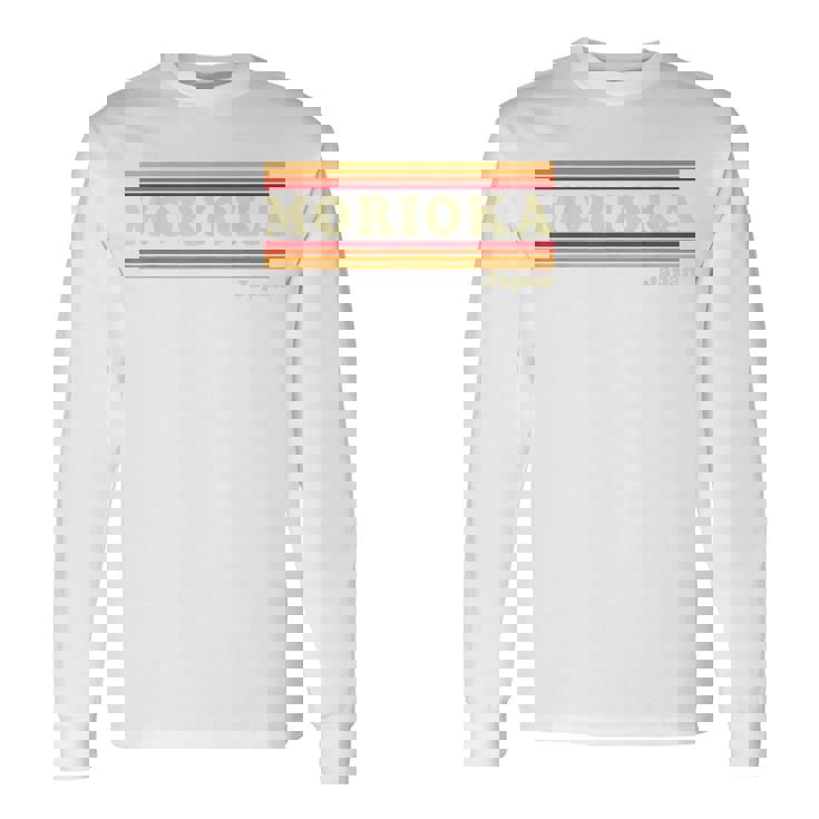 ヴィンテージ 80年代 盛岡 日本 レトロ グラフィック 長袖Tシャツ ギフトのアイデア