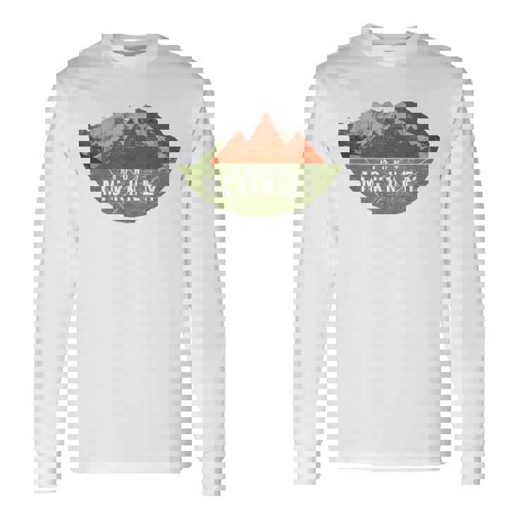 ヴィンテージ Usa マウンテンハイキング マウント・マッキンリー 長袖Tシャツ