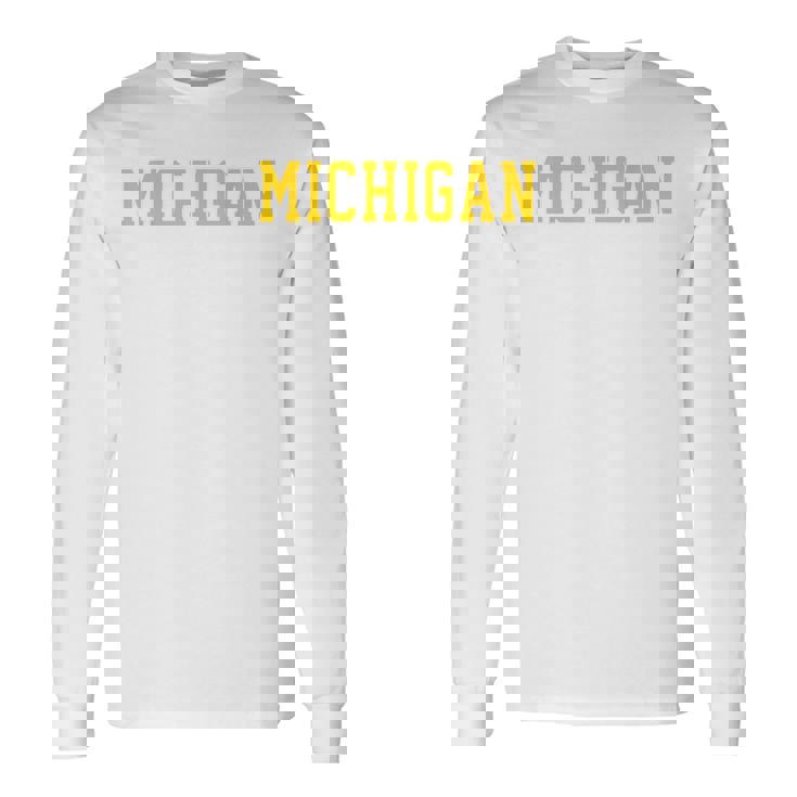 ヴィンテージ ミシガン メンズ ミシガン レディース レトロ ゴールド 長袖Tシャツ ギフトのアイデア