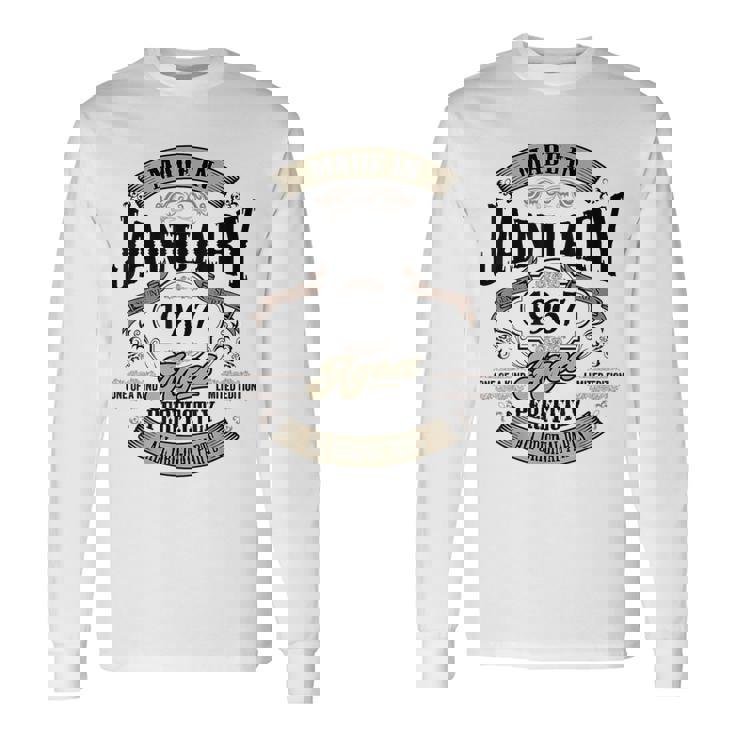 ヴィンテージ還暦伝説 1967年1月 60歳の贈り物 長袖Tシャツ