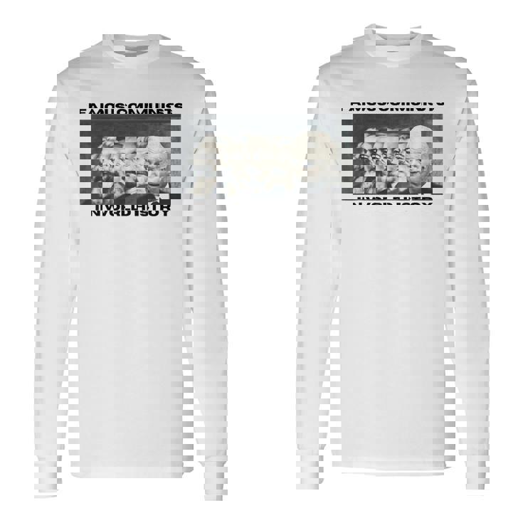 世界史で有名な反バイデン共産主義者 長袖Tシャツ ギフトのアイデア