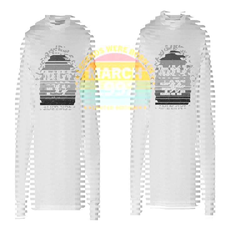 伝説は1992年3月に誕生した 34歳の誕生日 長袖Tシャツ