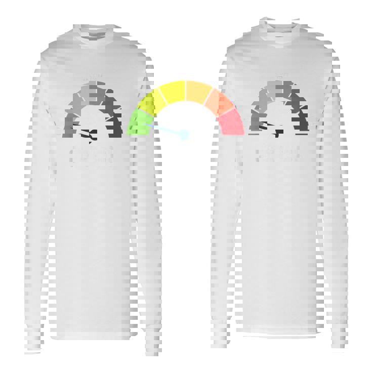 低コルチゾールレベルミーム 長袖Tシャツ