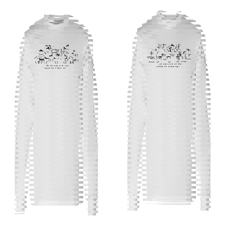 力士の型、人生の道 相撲 力士 相撲に型あり、人生に道あり 長袖Tシャツ ギフトのアイデア