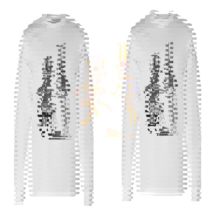 古代エジプトファラオ ツタンカーメン ツタンカーメン王 長袖Tシャツ