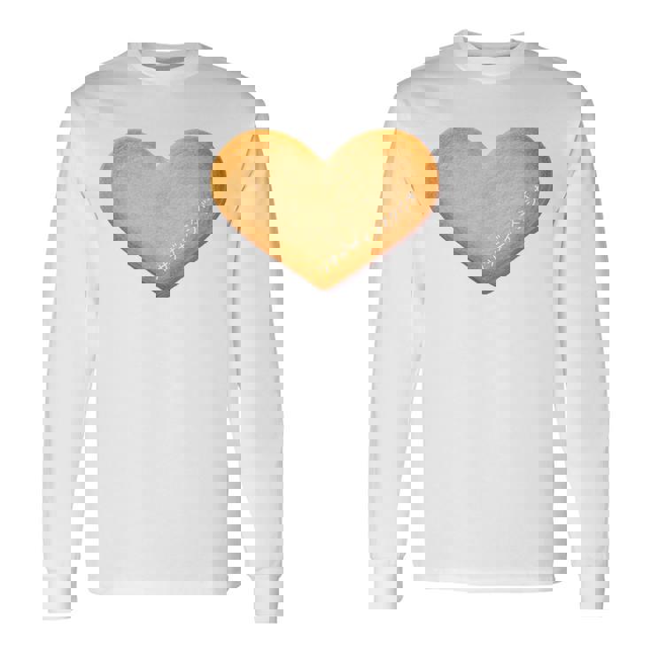 大きなハートのクッキー 長袖Tシャツ