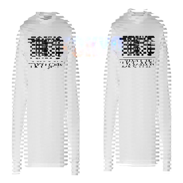 東京ジャパン メンズ レディース シティデザイン 長袖Tシャツ