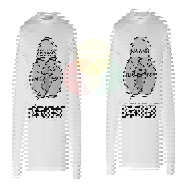 歯医者さんtシャツ Intelligent Andexy 長袖Tシャツ