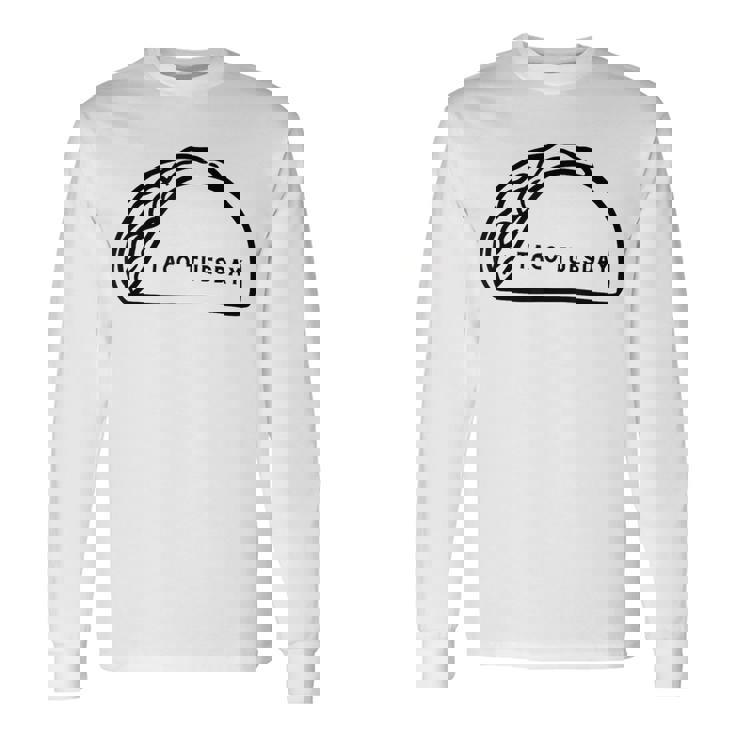 男女 家族 タコス愛好家 面白い タコス 火曜日 長袖Tシャツ