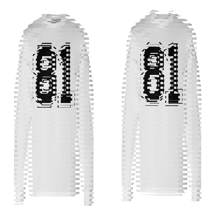 番号 81 長袖Tシャツ