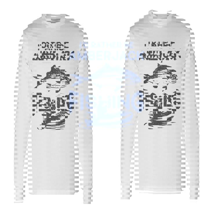 私はむしろなりたい-フィッシャーフィッシャーマンカンパチ釣り 長袖Tシャツ