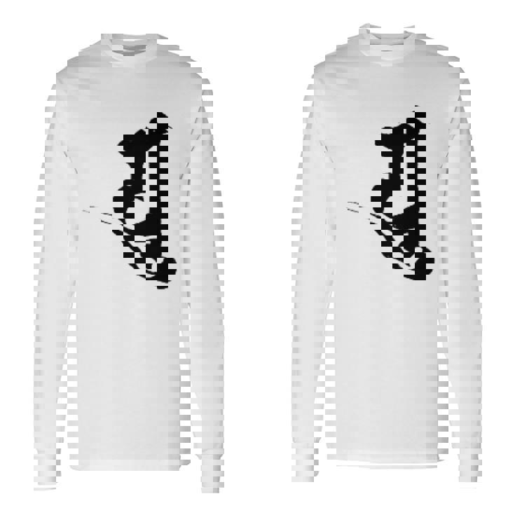 空海 白描 Kukai Hakubyou 長袖Tシャツ