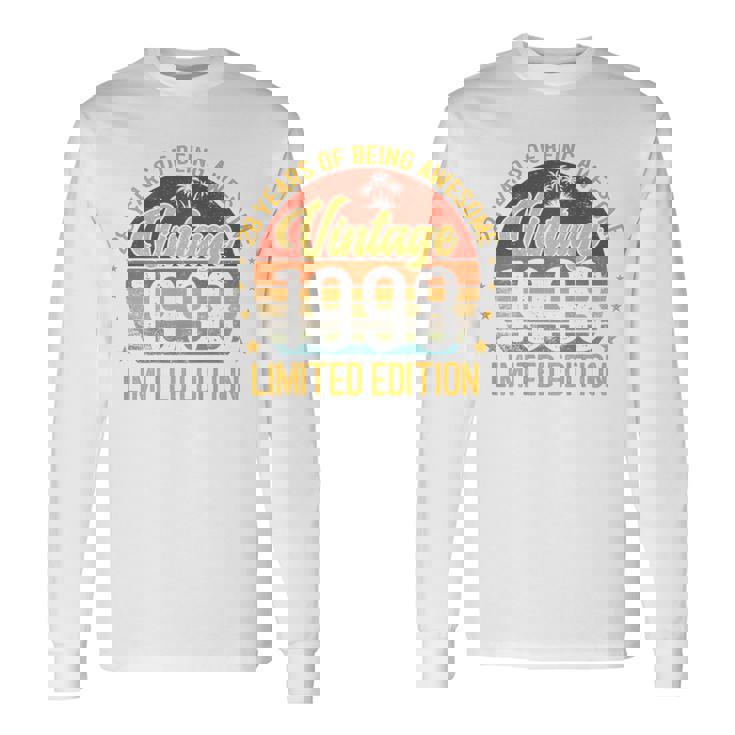 裏面 ヴィンテージ 28 誕生日 デコレーション メンズ 28歳 1998 28歳 長袖Tシャツ