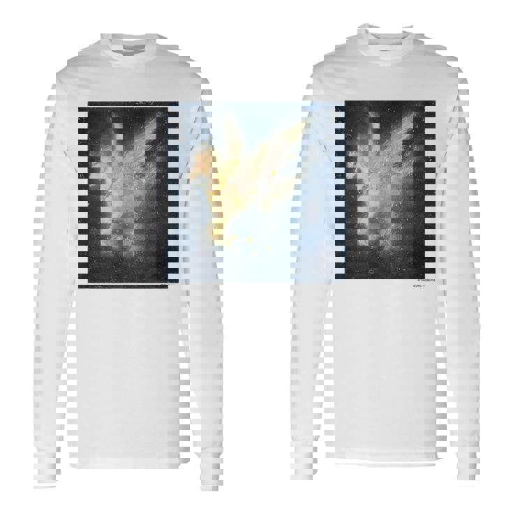 詩とメルヘン 牧野 鈴子 ペガサス 長袖Tシャツ