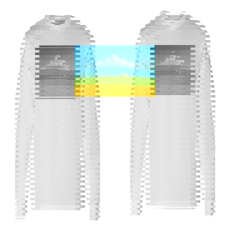 詩とメルヘン 葉祥明 トスカーナの祈り P3031 長袖Tシャツ ギフトのアイデア