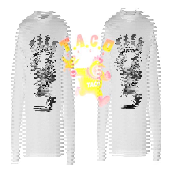 面白いトランプタコジョークアンチトランプ抗議tシャツ 長袖Tシャツ