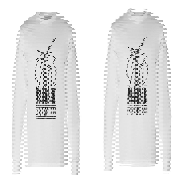 風力発電 風力エネルギー グリーン再生可能タービン 風車 長袖Tシャツ