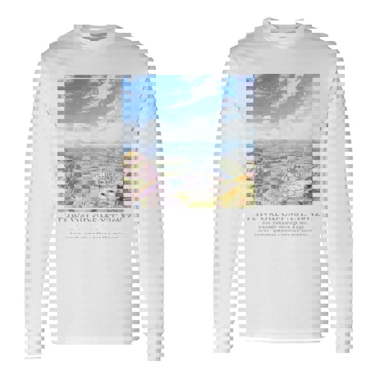 黒猫のウィズ クエス＝アリアス 長袖Tシャツ