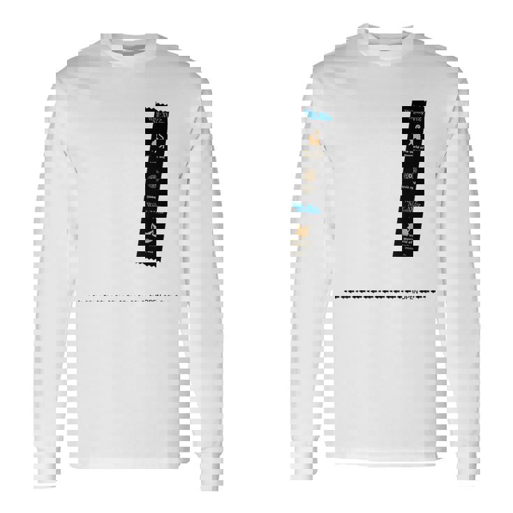 黒猫のウィズ 段ボールとウィズ C 長袖Tシャツ