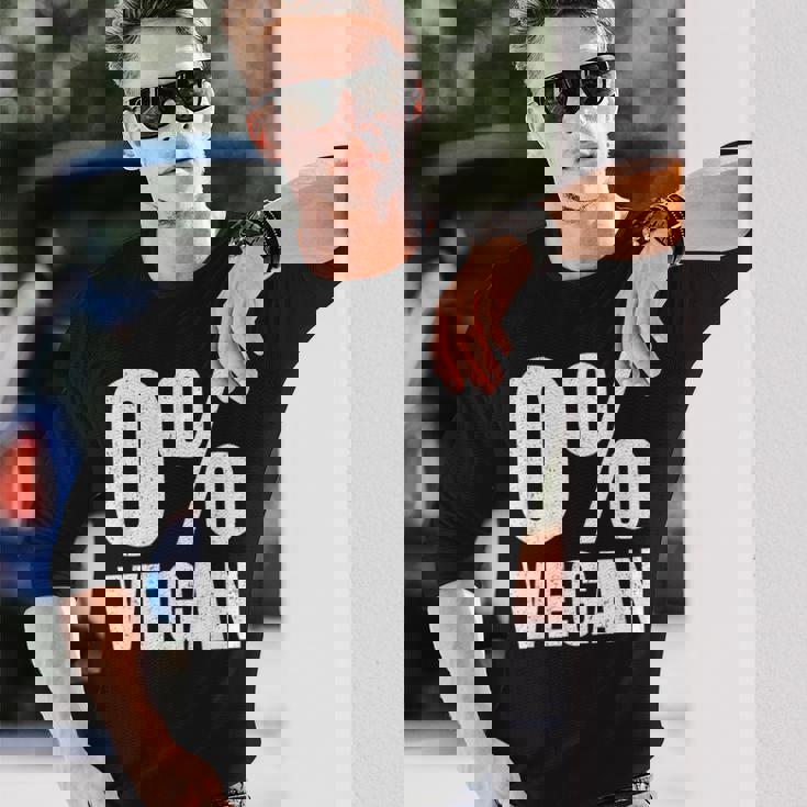 0 ビーガンゼロ パーセントビーガンカーニボア 長袖Tシャツ 彼への贈り物