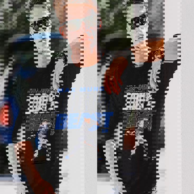 100 Beast Max Muncy Los Angeles Mlbpa 長袖Tシャツ 彼への贈り物