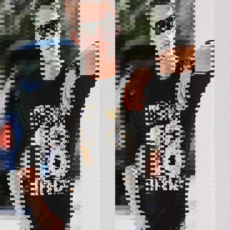 18歳の誕生日 It's My 18歳の誕生日 18歳の誕生日 長袖Tシャツ 彼への贈り物