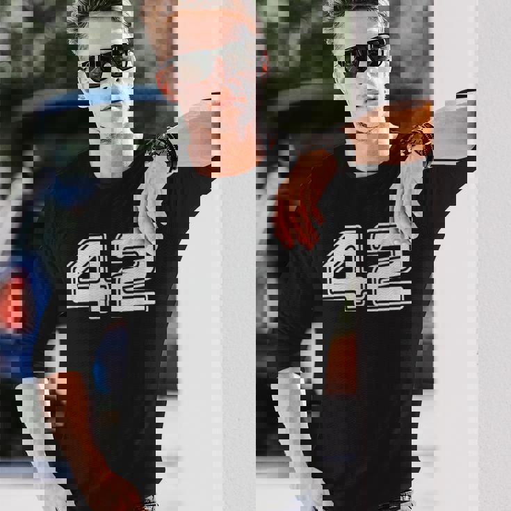 42 宇宙の秘密 長袖Tシャツ 彼への贈り物