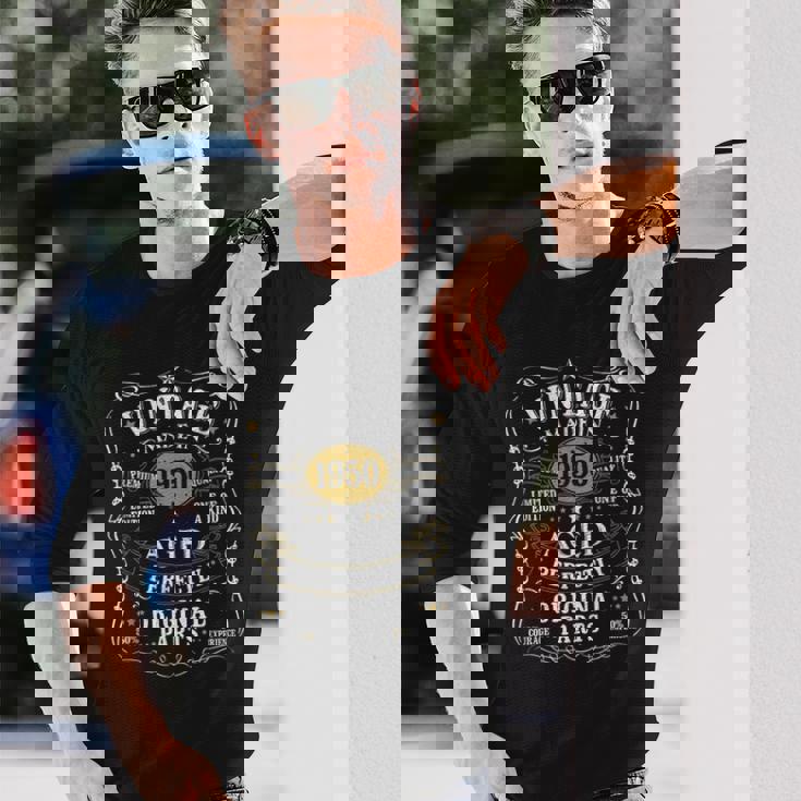 76 歳の誕生日プレゼント ヴィンテージ 1950 男性 面白い 76 歳 1950 長袖Tシャツ 彼への贈り物