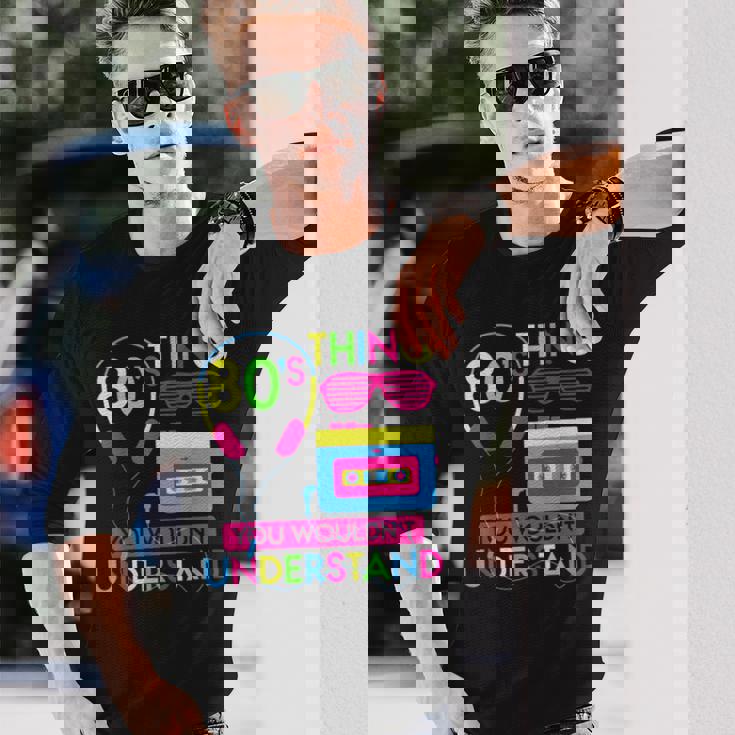 80年代コスチューム 1980年代テーマ パーティー 80年代スタイル ファッション衣装 長袖Tシャツ 彼への贈り物