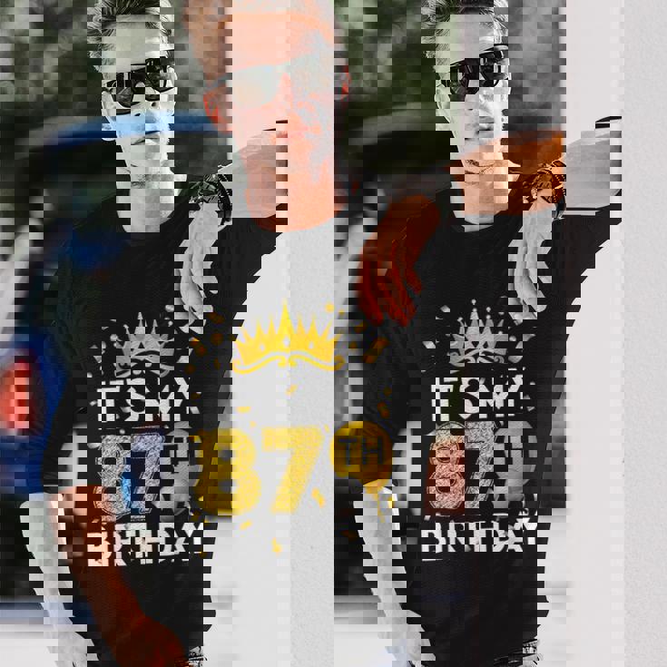 87歳の誕生日プレゼント 87歳の誕生日 87歳の誕生日 長袖Tシャツ 彼への贈り物