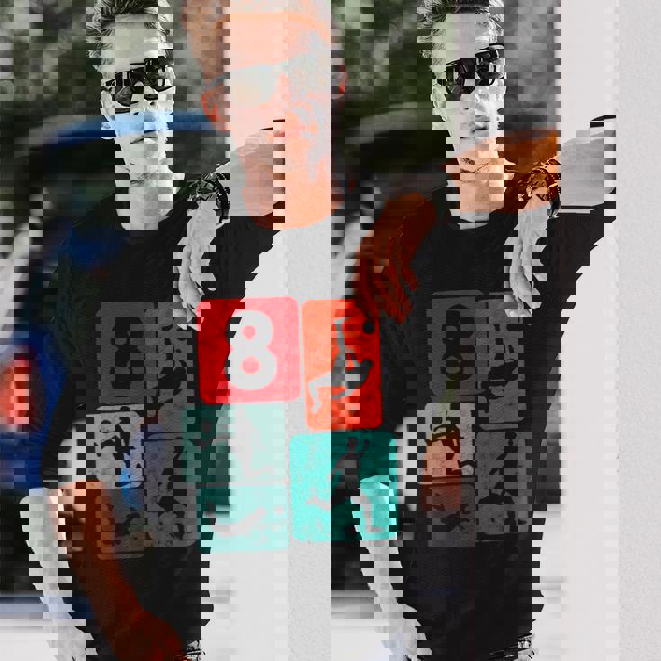 8歳の誕生日サッカー8歳の男の子サッカーサッカー 長袖Tシャツ 彼への贈り物