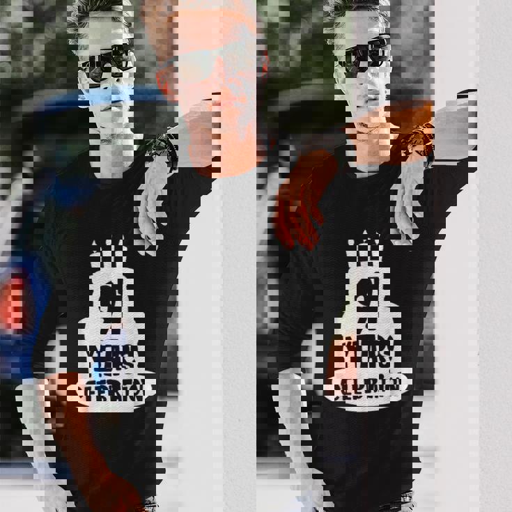 91年のお祝い イベント 記念日 誕生日 長袖Tシャツ 彼への贈り物