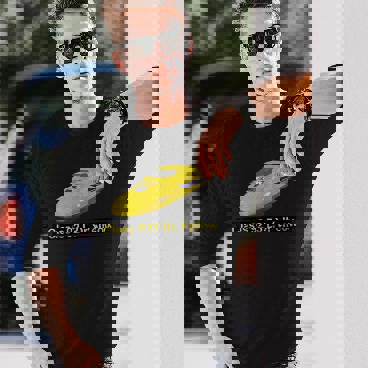 923形ドクターイエローT4３Dクール 長袖Tシャツ 彼への贈り物