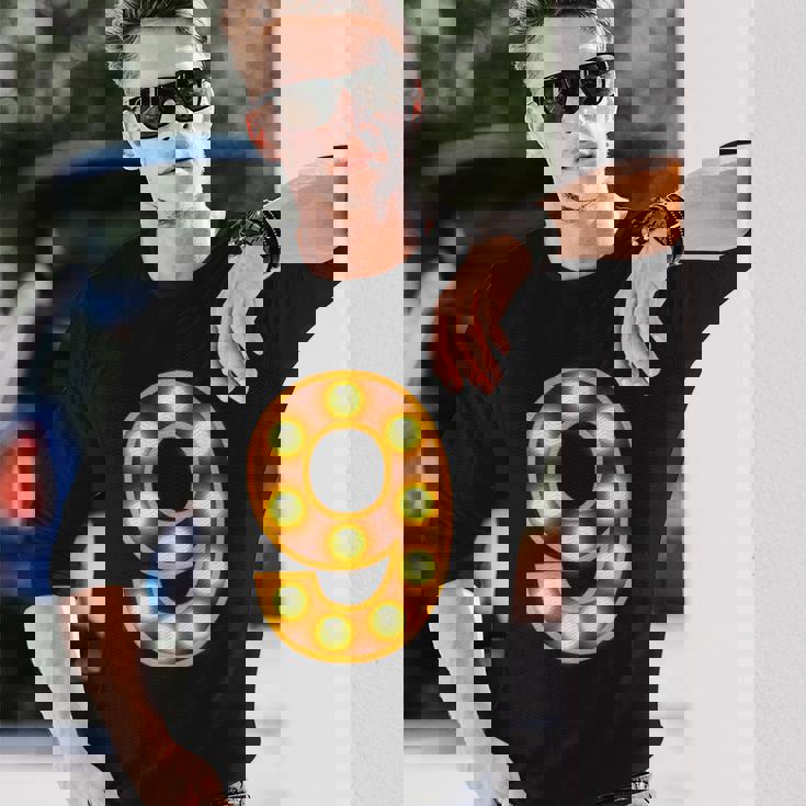 9周年記念 9回目 結婚9周年記念 長袖Tシャツ 彼への贈り物