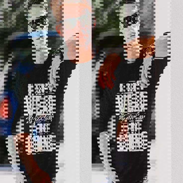 Assless Chaps ユーモア ダーティジョーク セクシーユーモア 長袖Tシャツ 彼への贈り物